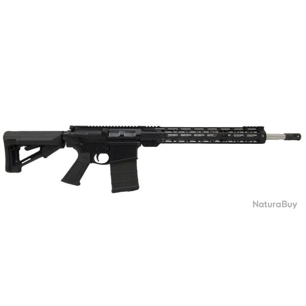 Carabine PSA Gen3 PA10 18" Mid-Length .308 WIN 1/10 Stainless Steel 15" Lightweight M-Lok STR SSA-E 