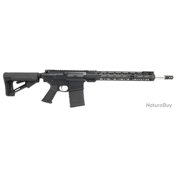Carabine PSA Gen3 PA10 18" Mid-Length .308 WIN 1/10 Stainless Steel 15" Lightweight M-Lok STR 2-Stag