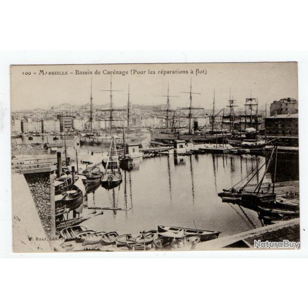CPA - Marseille - Bassin de Car�nage ( Pour les r�parations a flot ) N�1101