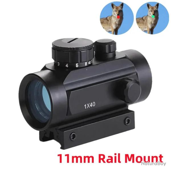 Lunette de vise optique compacte avec revtement complet -**11mm