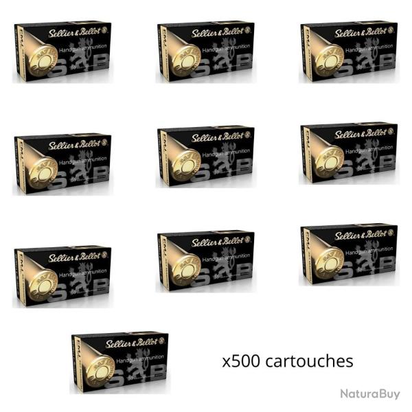 Munitions SELLIER & BELLOT cal.357 mag fmj 158gr 10.25g par 500