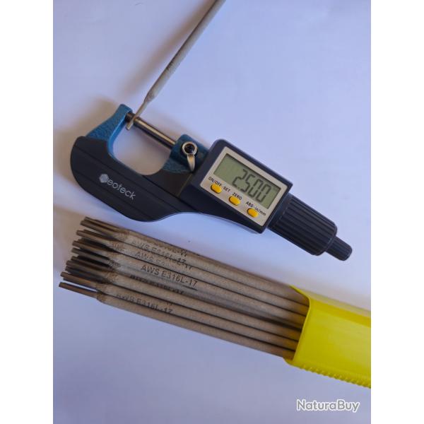 �lectrodes de soudure - INOX A4 MARIN - AWS E316L-17 - 5kg - �2,5 mm x 350 mm