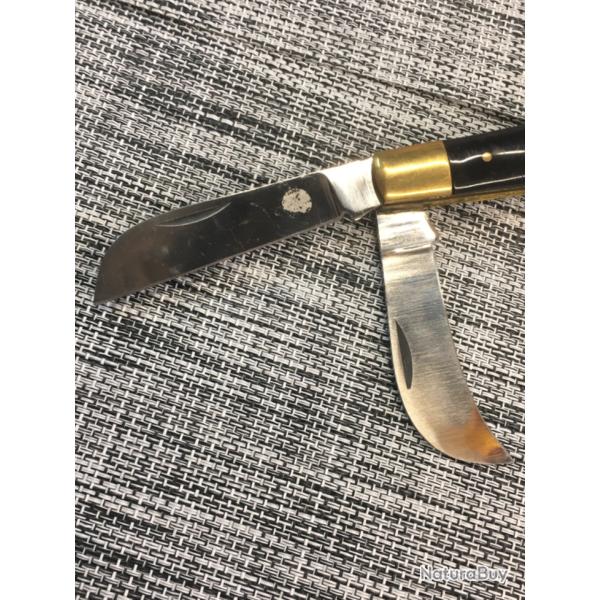 Serpette d'�lectricien 2 lames en acier inoxydable