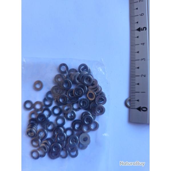 Rondelles plates en INOX A4 MARIN (316L) - �3 mm - Quantit� : 100 - Ultra r�sistant