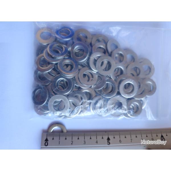 Rondelles plates en INOX A4 MARIN (316L) - �8 mm - Quantit� : 100 - Ultra r�sistant
