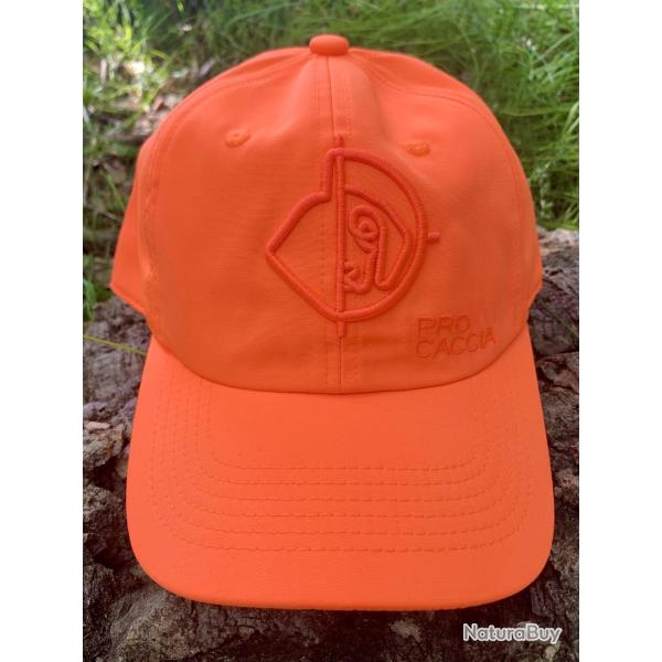 Casquette PRO CACCIA Punta Orange Fluo