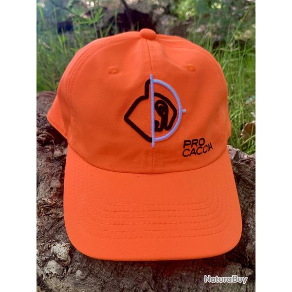 Casquette PRO CACCIA Cima Orange Fluo