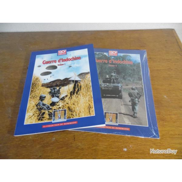 LOT DES 2 VOLUME GUERRE D INDOCHINE  20 �me SIECLES LA COLLECTION DU PATRIMOINE