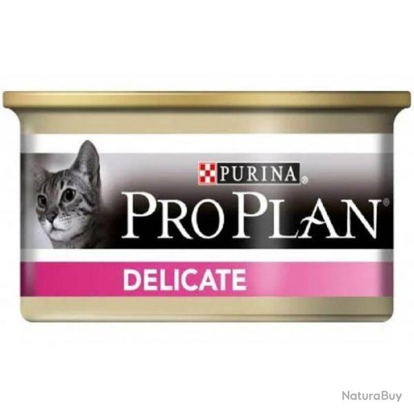 PROPLAN CAT DELICATE DINDE BOITE 85GR