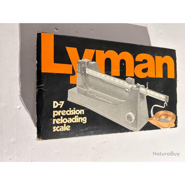 Lyman - balance haute pr�cision D7. Scale