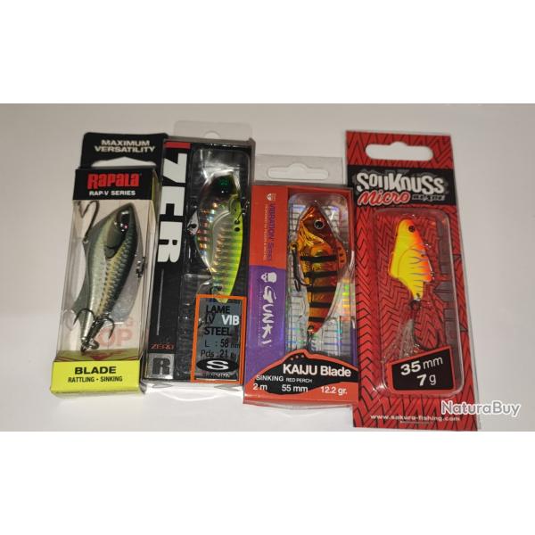 1 LOT DE LAME VIBRANTE PECHE - NEUF