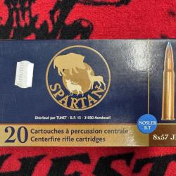 Spartan Nosler BT 8x57 JRS 180 grs (x20)