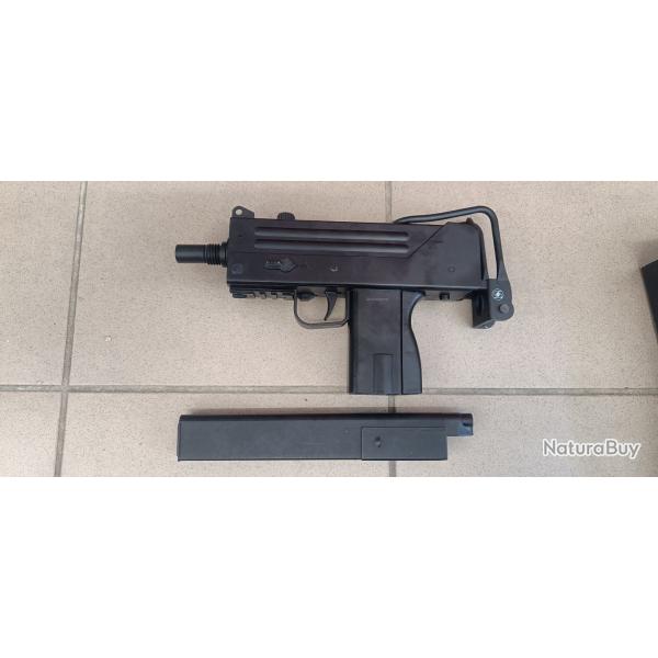 pistolet mitrailleur Ingram mac10 AEG calibre 6mm airsoft