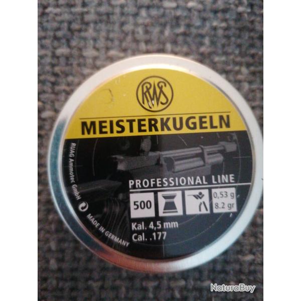 Bote neuve de 500 plombs RWS