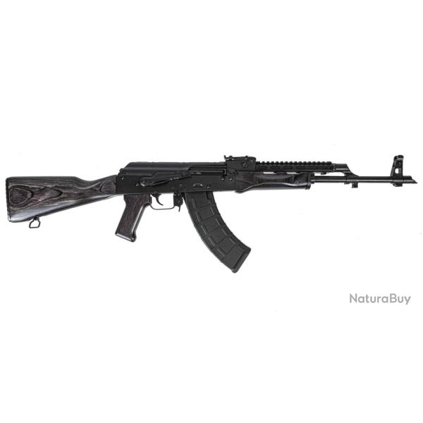 Carabine PSA AK-47 GF3 Forged Rifle, "Black Satin" With Soviet Arms Railed Gas tube
