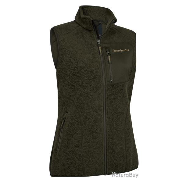 Gilet polaire femme Atlas kaki DEERHUNTER