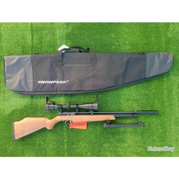 PACK CARABINE PCP ARTEMIS PR900 R GEN 2 C. 5,5 mm + Bipied + Lunette 4-16 x 40 AO + Sac transport.