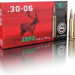 Cartouche Geco Zero cal.30-06 136GR 8,8 G boite de 20