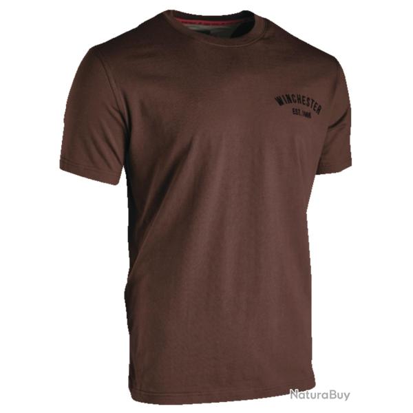 T Shirt Winchester Colombus Marron