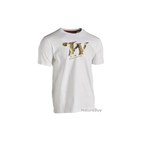 T Shirt Winchester Springer Blanc