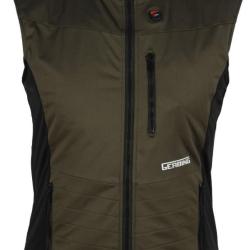 Gilet chauffant Gerbing chasse ajuste Kaki noir sans manche T