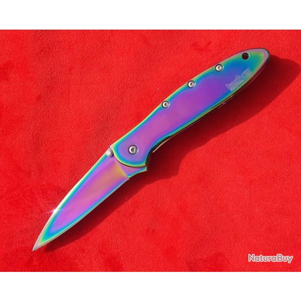 RARE Kershaw Rainbow Leek 1660VIB