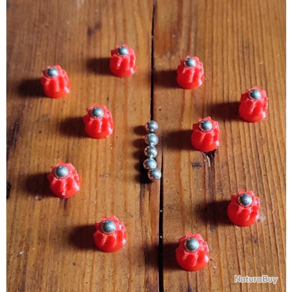 12 TWISTED TOP SINGLE TPU R�UTILISABLE CALIBRE 50 POUR HDR50 T4E UMAREX CO2 GEN 1 ET 2