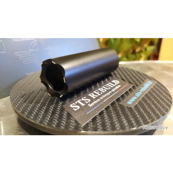 Embout gomm-cogne M6x0,75 Cal .68 PAK Shock D�fense Black pointes alu