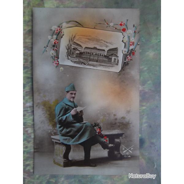 caserne P�lissier 1928 carte postale �crite document militaire