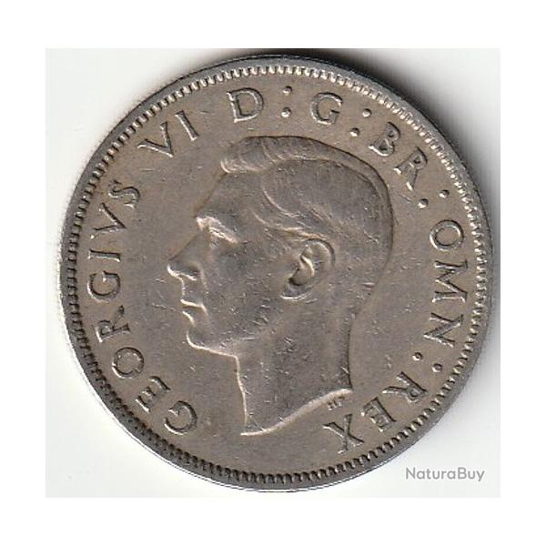 Pi�ce de Monnaie Royaume Uni 2 shillings - George VI sans 'IND:IMP' 1949
