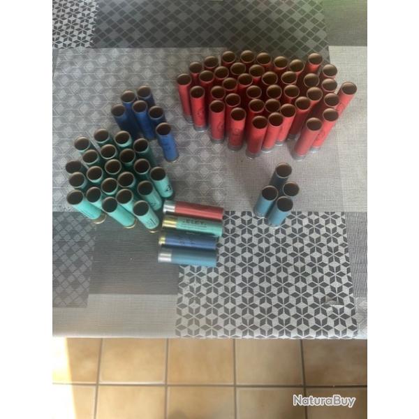 70 douilles cal 20/65