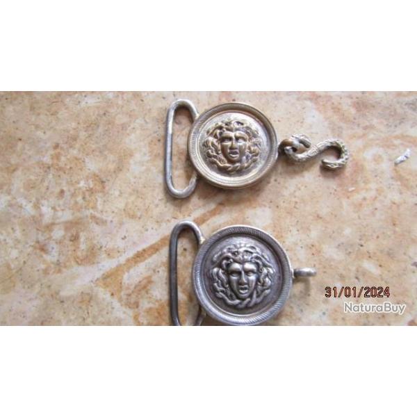 plateau c�r�monie ceinturon officier premi�re seconde guerre mondiale FR ww1 ww2 cavalerie train ABC