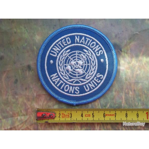 cusson collection Organisation Des Nations Unies O.N.U insigne tissu Scratch