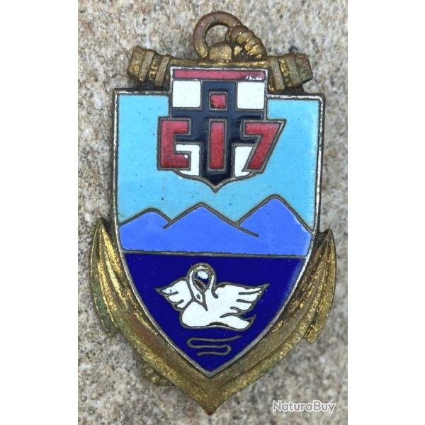 7� D.M.R, Centre d'Instruction N� 7, CONSTANCE,dos argent�