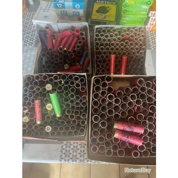 lot de douilles tirees une fois cal 14mm et cal20