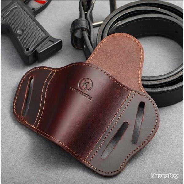 Holsters en cuir Marron