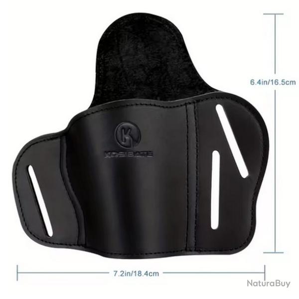 Holsters en cuir Noir