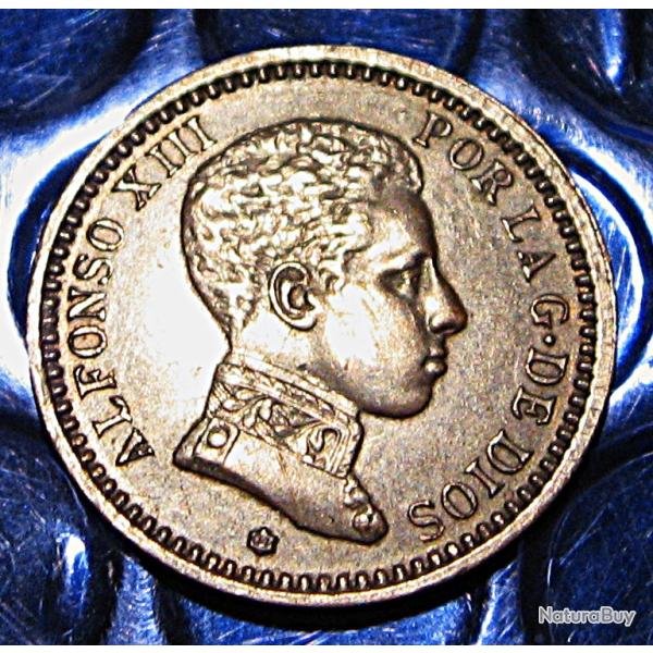 Espagne  2 centimos 1904 Alphonso XIII  ttb+