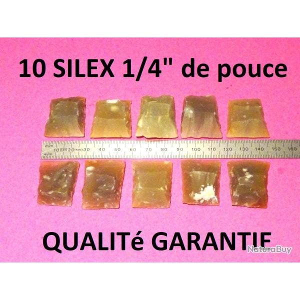lot de 10 silex blonds 1" 1/4 QUALITE GARANTIE - VENDU PAR JEPERCUTE (D24C107)