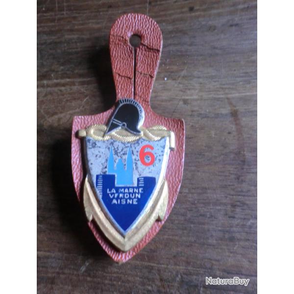 insigne R.G 6eme r�giment du g�nie la marne verdun aisne  / drago paris