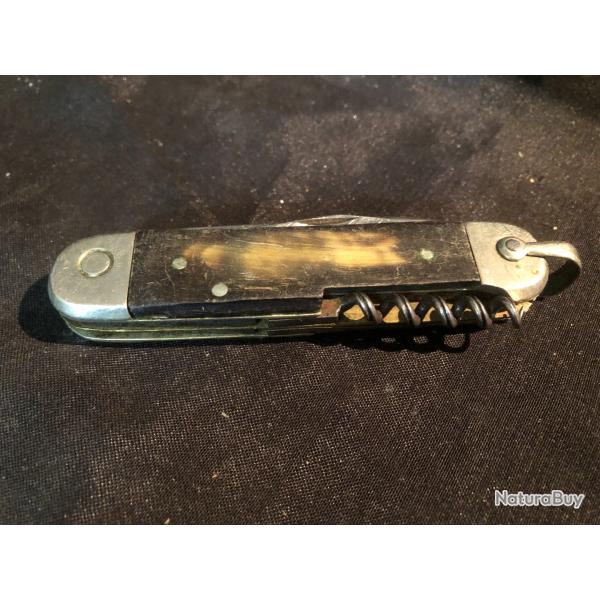 couteau pliant bargeon 6 pieces corne noir