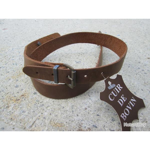 Bretelle 95 cm cuir bovin pour fusil/carabine