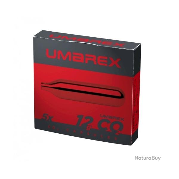 Cartouche sparclette de CO2 UMAREX 12g recharge gaz CO2 par 5
