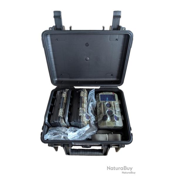 black FRIDAY ! 3 Camras 120 avec LED 940 nm Invisibles + Valise tanche B&W
