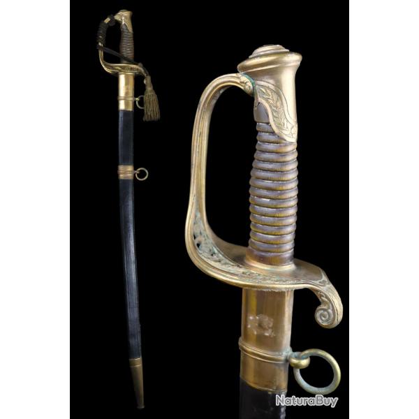 N40 - Sabre d'officier d'infanterie modle 1845, priode Monarchie de Juillet
