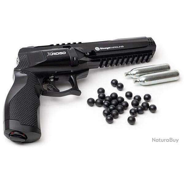 STOEGER - Revolver de d�fense CO2 XRD50 Cal 50 - 12,6J + 50 billes