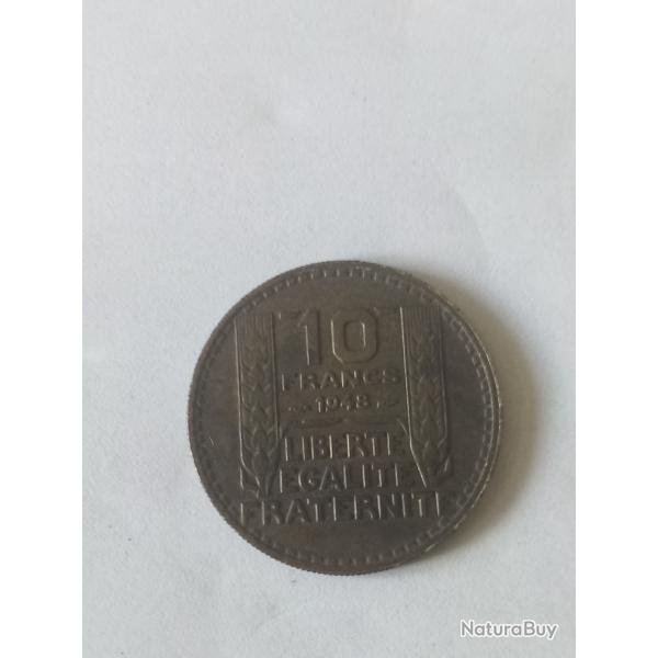 pi�ce 10 Francs TURIN 1948