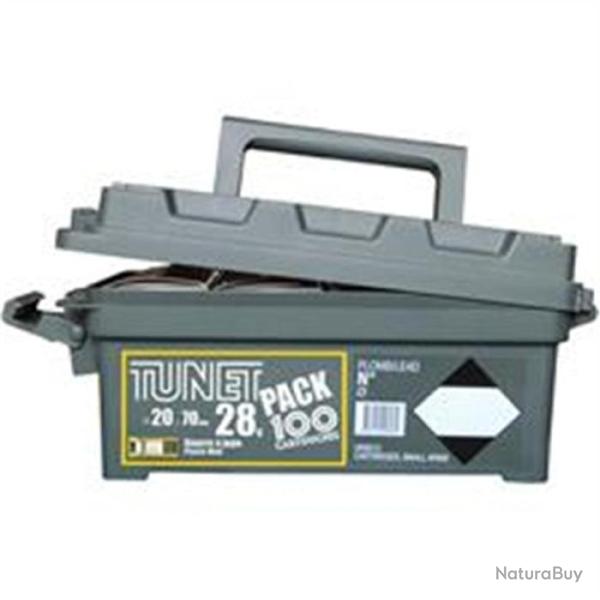 Pack de 100 cartouches Tunet Cal .20/70 - Bo�te plastique - 7.5 / Par 1