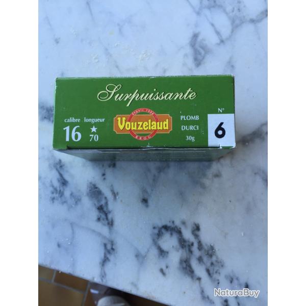 Cartouches VOUZELAUD calibre 16/70.