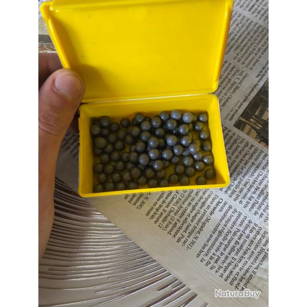Lot de boulet cal31 pour poudre noire
